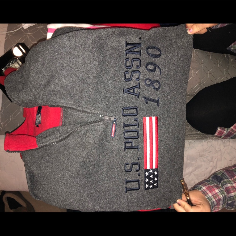 Vintage X Polo fleece pullover